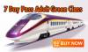 Japan Rail Pass for 7 day Aldult Green Class